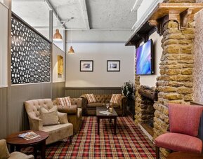 Indoor lounge at Dragonfly Hotel Bury St Edmunds.