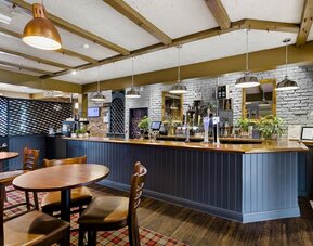 Bar at Dragonfly Hotel Bury St Edmunds.