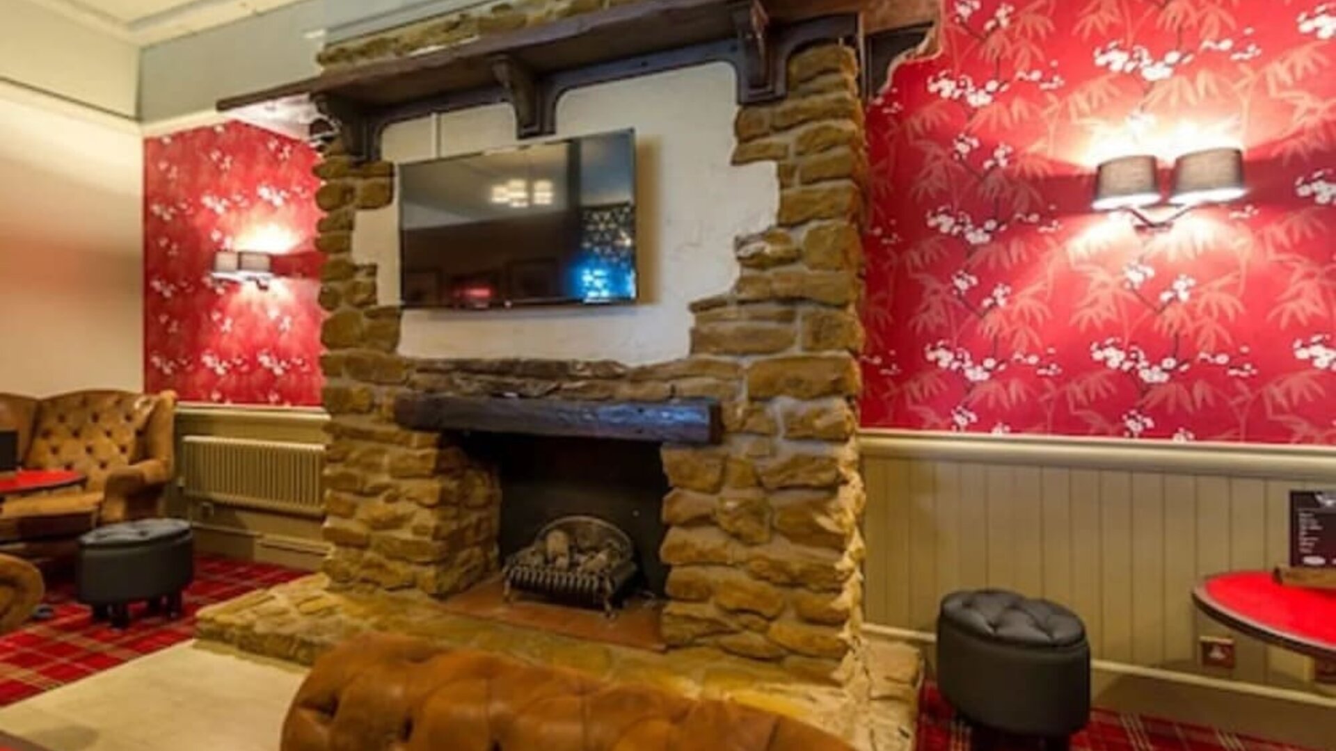Fireplace at Dragonfly Hotel King's Lynn - Surya Hotels.