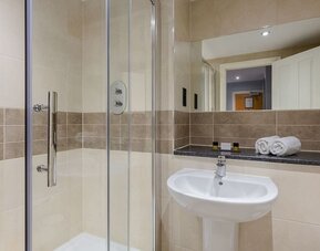 Bathroom at Hog's Back Hotel and Spa - Surya Hotels.