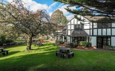 Garden at Thatcher's Hotel - Surya Hotels.