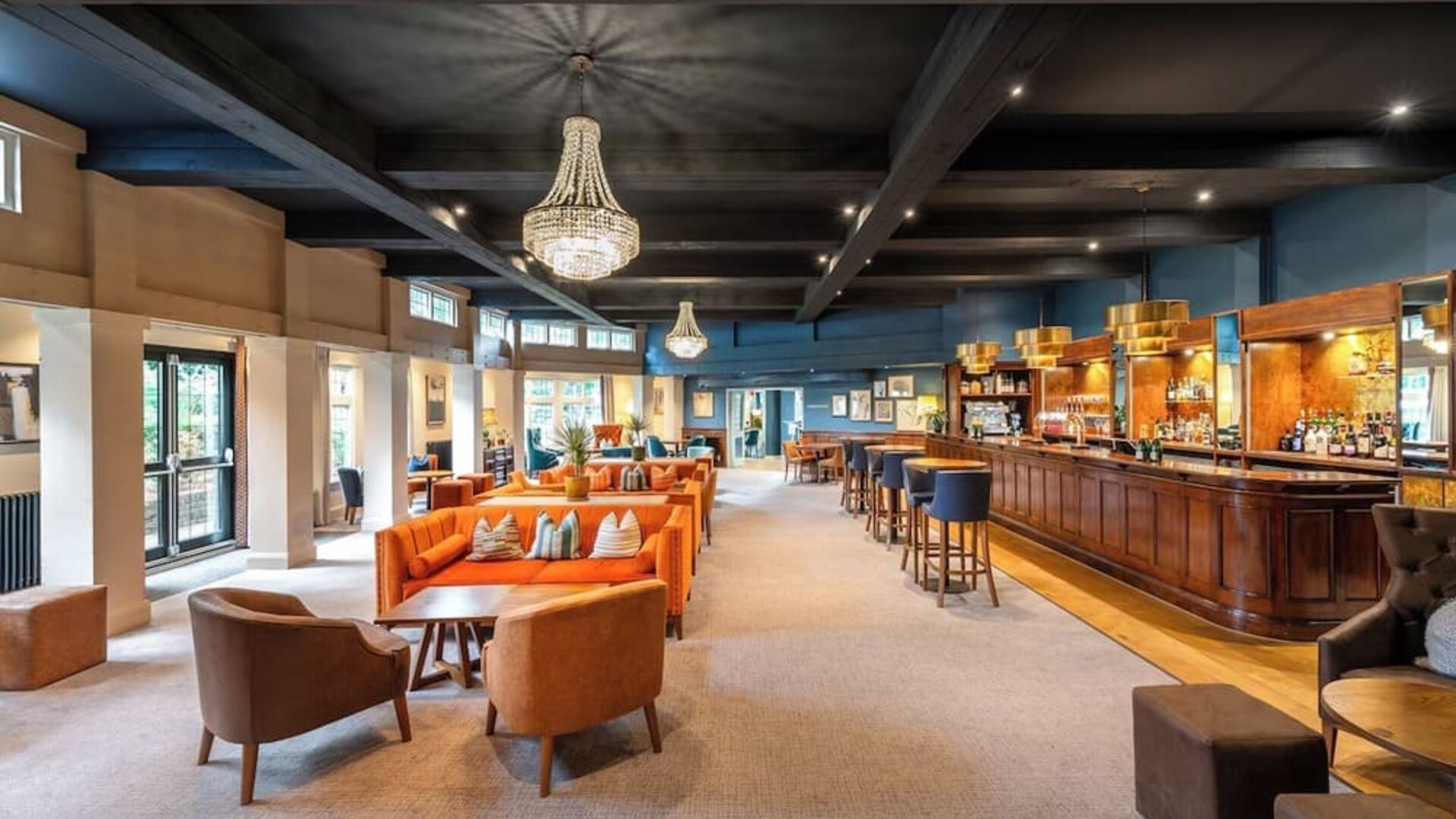 Bar at Thatcher's Hotel - Surya Hotels.