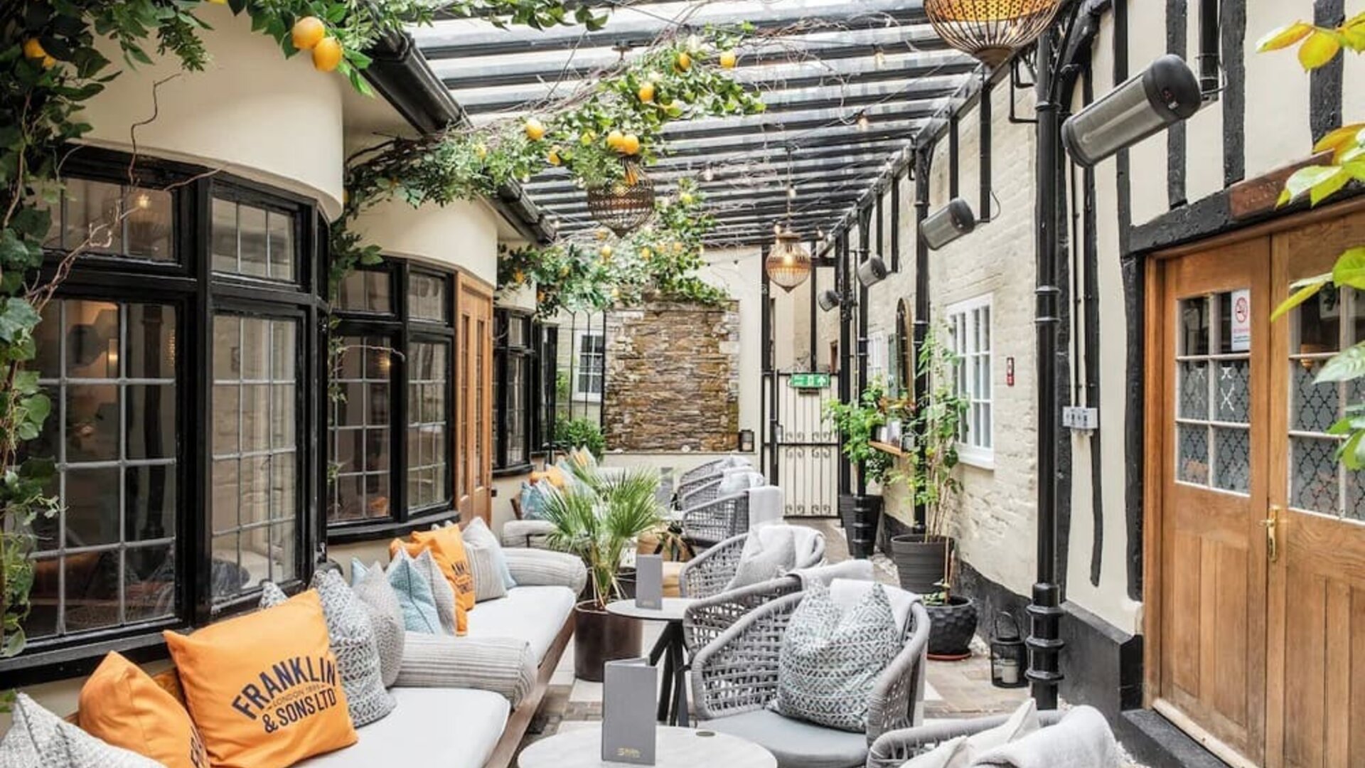 Courtyard at The George Hotel - Surya Hotels.