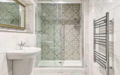 Bathroom at the The George Hotel - Surya Hotels.