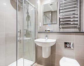 Bathroom at the The George Hotel - Surya Hotels.