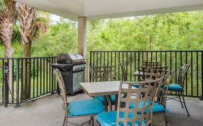 Terrace at Candlewood Suites Fort Myers/Sanibel Island.