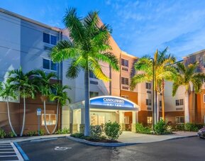 Hotel exterior at Candlewood Suites Fort Myers/Sanibel Island.
