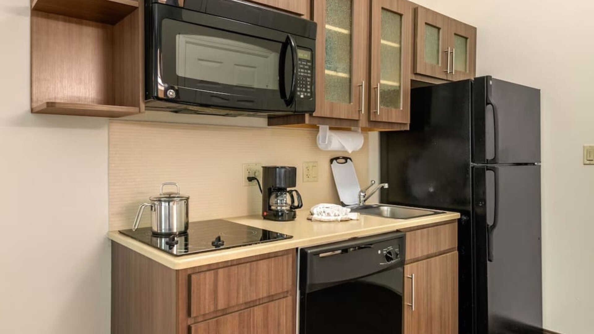 Kitchen at Candlewood Suites Fort Myers/Sanibel Island.