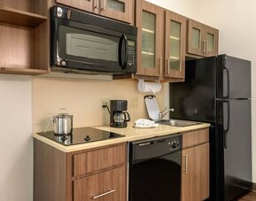 Kitchen at Candlewood Suites Fort Myers/Sanibel Island.