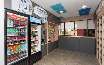 Vending machine at Developer Inn Downtown Orlando.