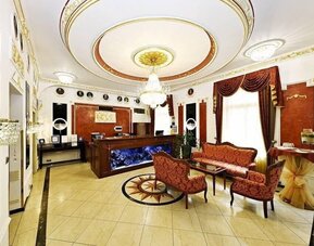 Reception at Hotel General Prague.