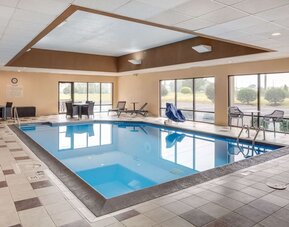Indoor pool at Hampton Inn Joliet - I-55.