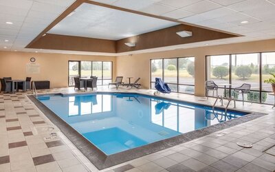 Indoor pool at Hampton Inn Joliet - I-55.
