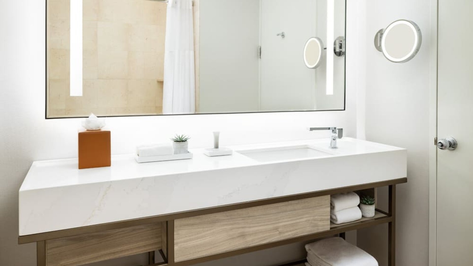 Bathroom at M Social New York Downtown.