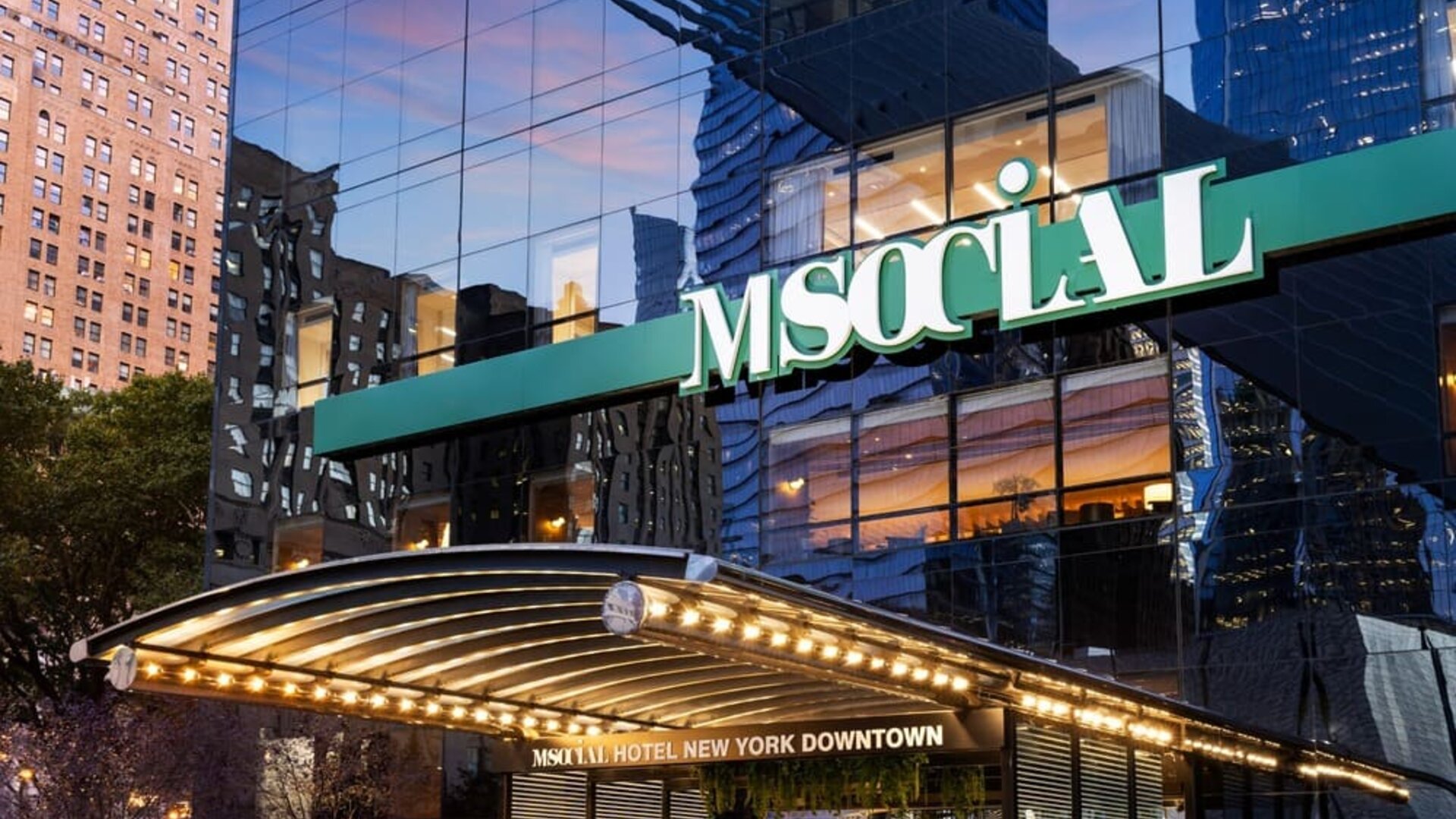 Exterior at M Social New York Downtown.