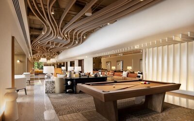 Lobby at M Social New York Downtown.