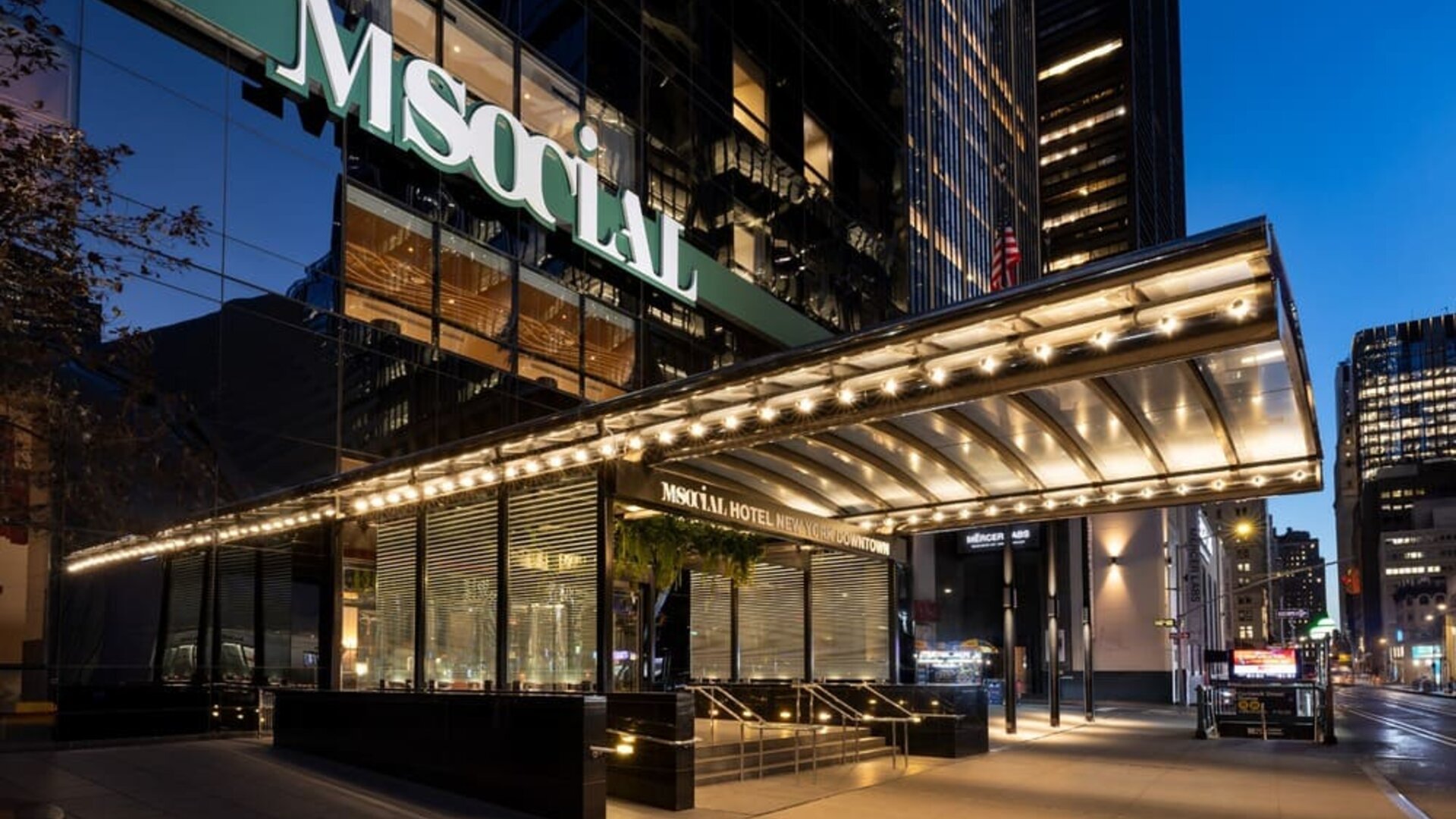 Exterior at M Social New York Downtown.