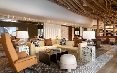 Lobby at M Social New York Downtown.