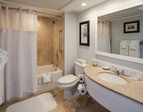 Guest bathroom at Island Grand At TradeWinds.