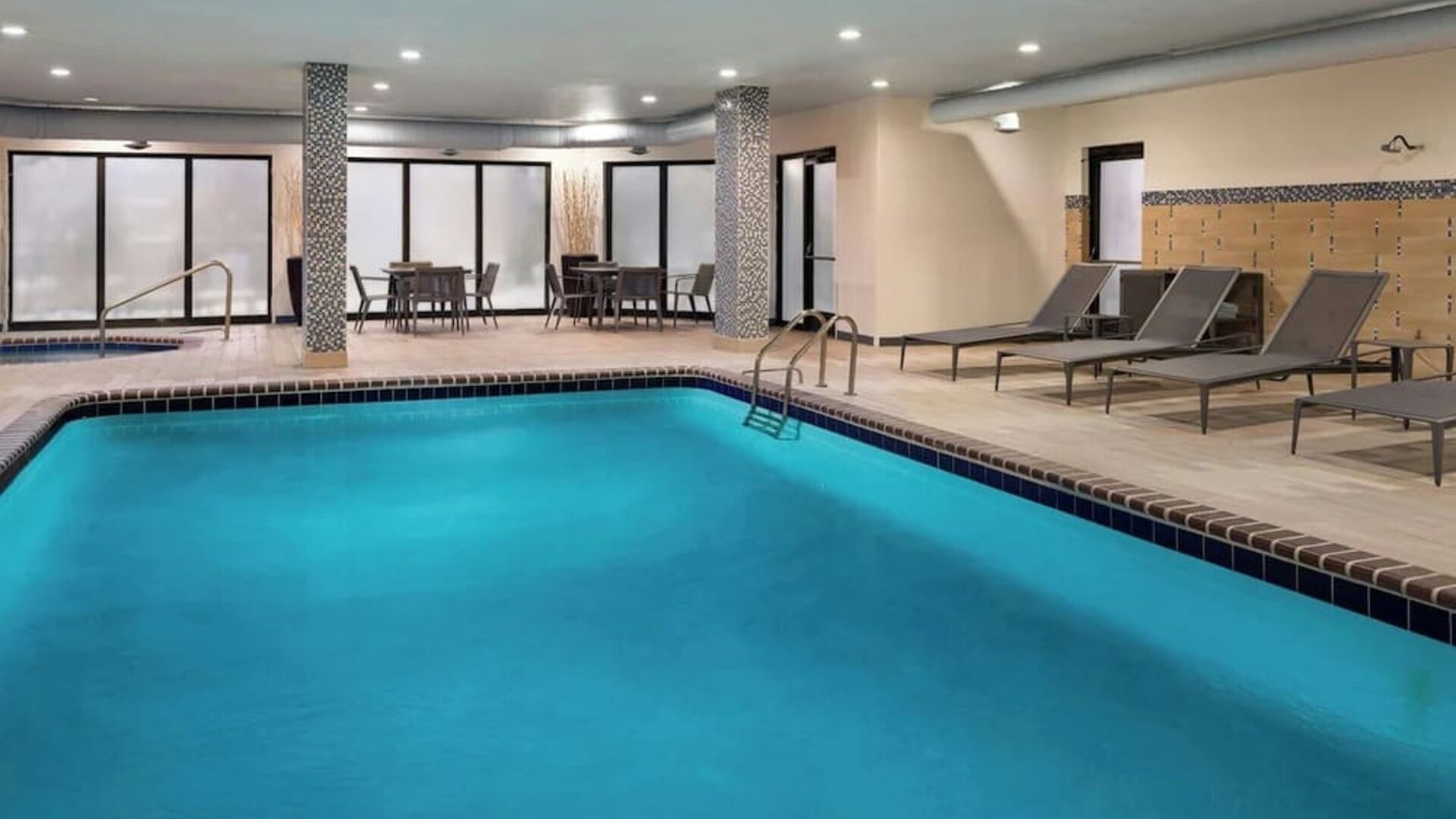Indoor pool at Courtyard by Marriott Myrtle Beach Barefoot Landing.