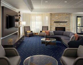 Lounge at Courtyard by Marriott Myrtle Beach Barefoot Landing.