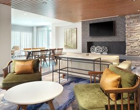 Lobby at Fairfield By Marriott Inn & Suites Fort Lauderdale Northwest.