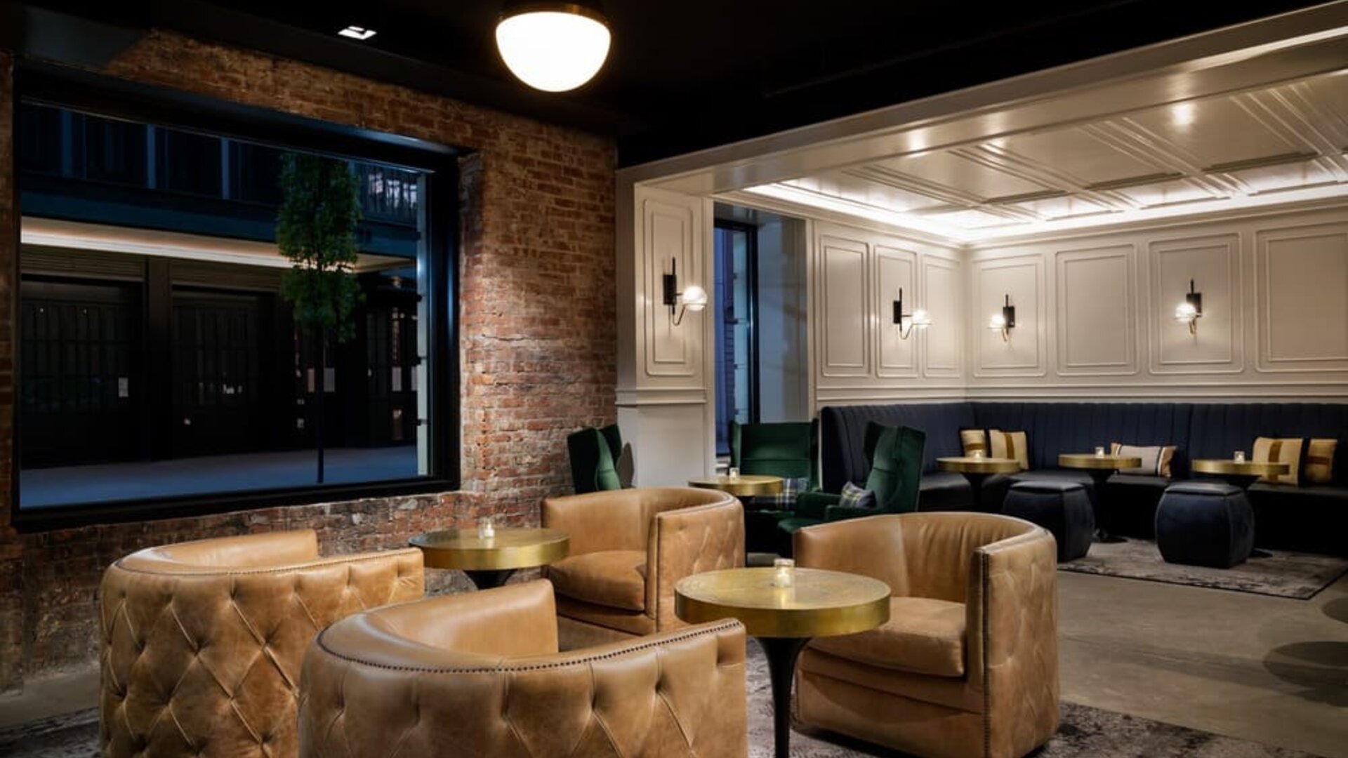 Lounge at Arthouse Hotel NYC.