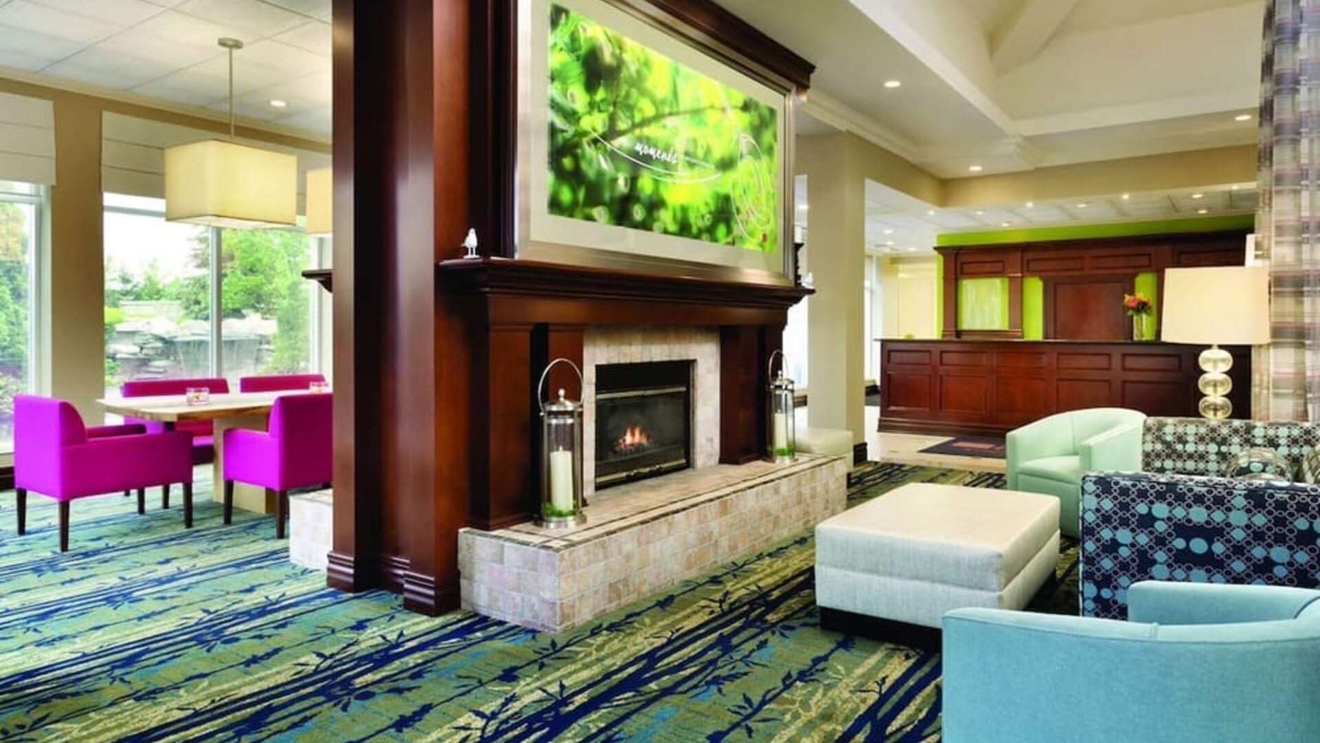 Lobby at Hilton Garden Inn Niagara-on-the-Lake.