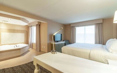 Day room at Hilton Garden Inn Niagara-on-the-Lake.