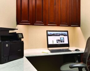 Business center at Hilton Garden Inn Niagara-on-the-Lake.