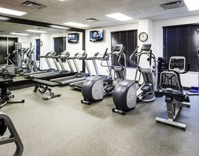 Gym at Hilton Garden Inn Niagara-on-the-Lake.