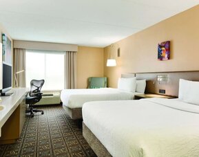 Day room at Hilton Garden Inn Niagara-on-the-Lake.