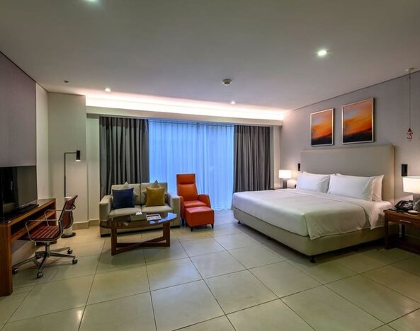 Day room at DoubleTree By Hilton Jeddah Al Andalus Mall.