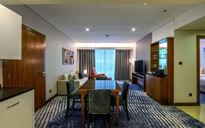 Day room at DoubleTree By Hilton Jeddah Al Andalus Mall.