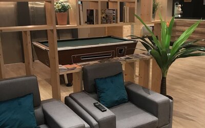 Lounge area at EUROHOTEL Airport Orly Rungis.