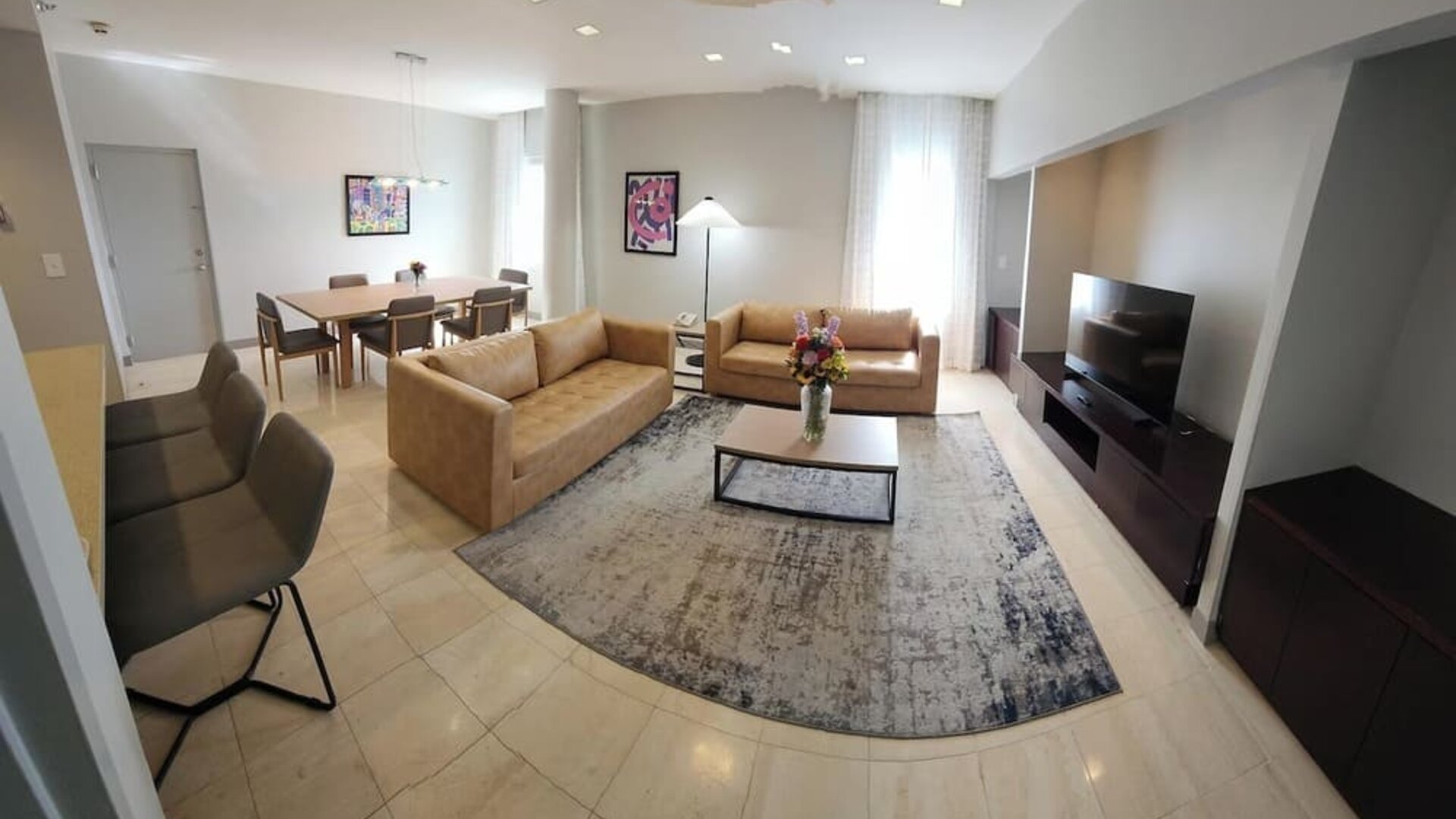 Meeting room available at Miami International Airport Hotel.