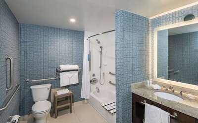Bathroom at Homewood Suites By Hilton Miami Airport-Blue Lagoon.