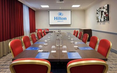 Meeting room at Hilton Leeds City.