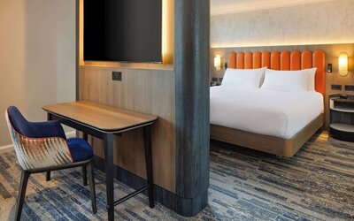 Day room at Hilton Leeds City.