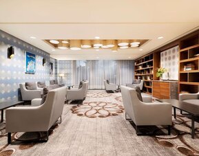 Lobby seating at DoubleTree By Hilton Krakow Hotel & Convention Center.