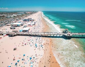 Beach nearby at Hampton Inn By Hilton Costa Mesa Newport Beach.
