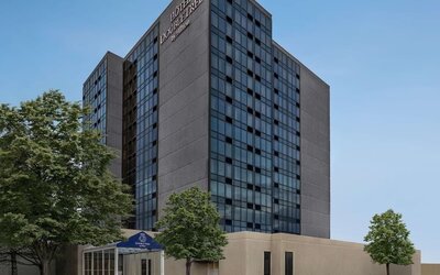 Hotel exterior at DoubleTree By Hilton Pointe Claire Montreal Airport West.