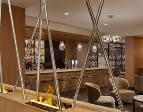 Lobby seating at DoubleTree By Hilton Pointe Claire Montreal Airport West.