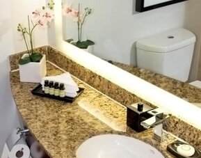 Bathroom at Pullman Miami Airport.