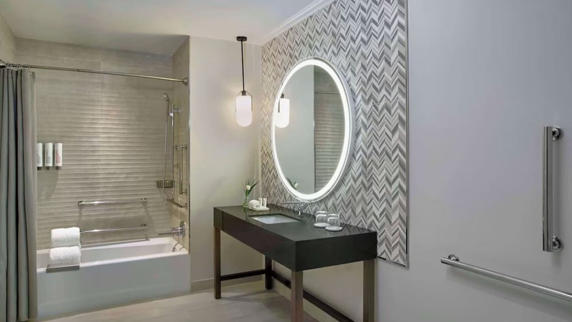 Bathroom at THesis Hotel Miami Coral Gables, Curio Collection By Hilton.