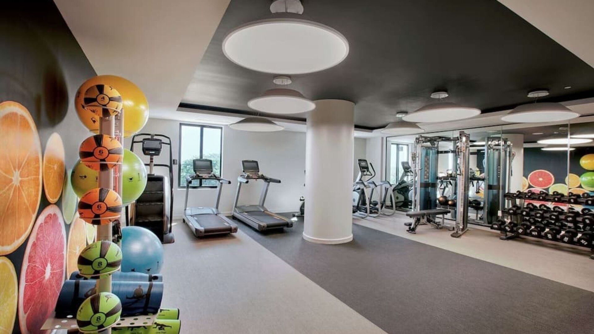 Gym at THesis Hotel Miami Coral Gables, Curio Collection By Hilton.