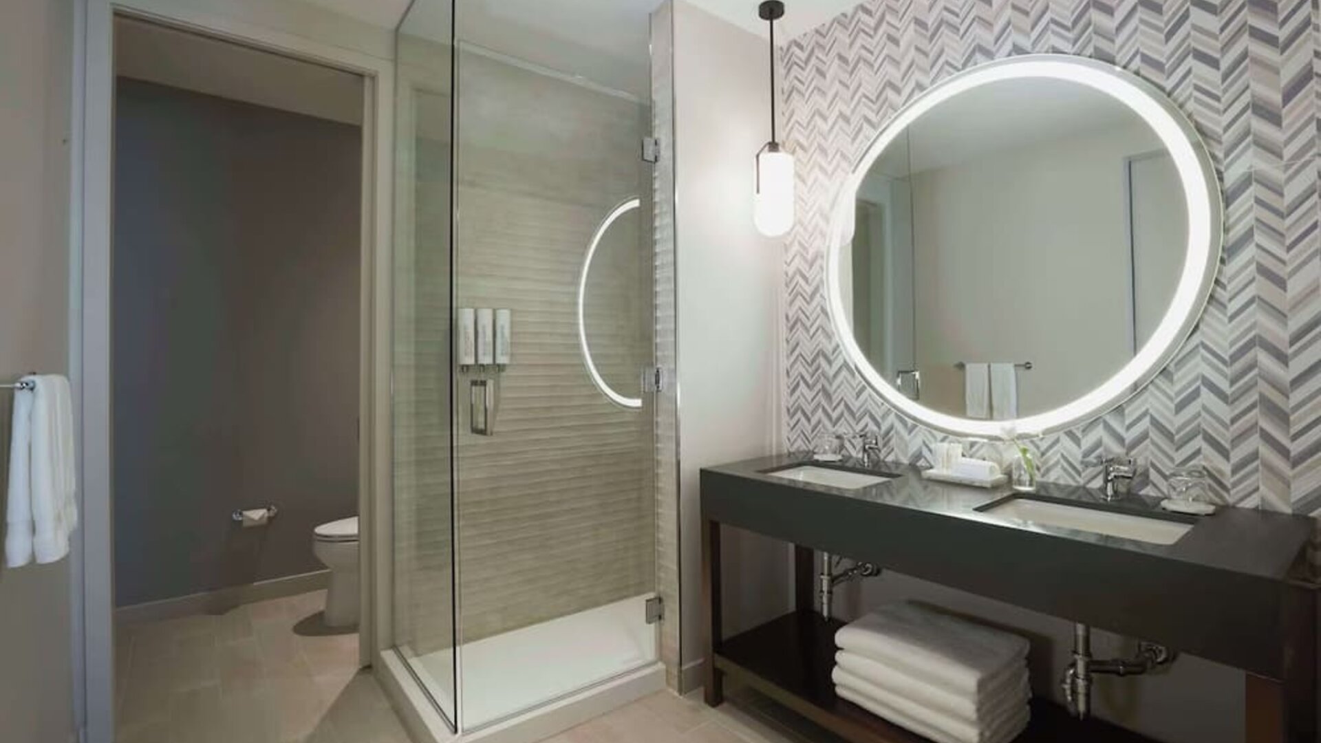 Bathroom at THesis Hotel Miami Coral Gables, Curio Collection By Hilton.