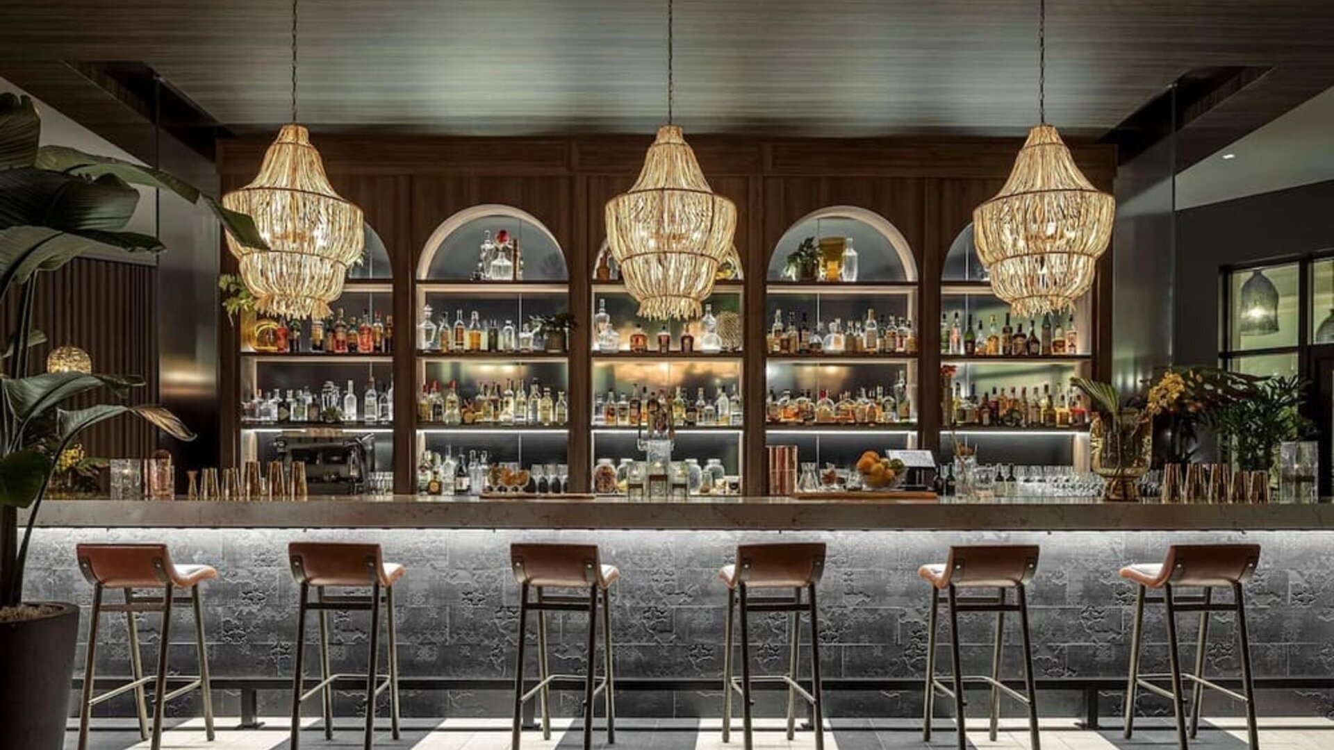 Bar at THesis Hotel Miami Coral Gables, Curio Collection By Hilton.