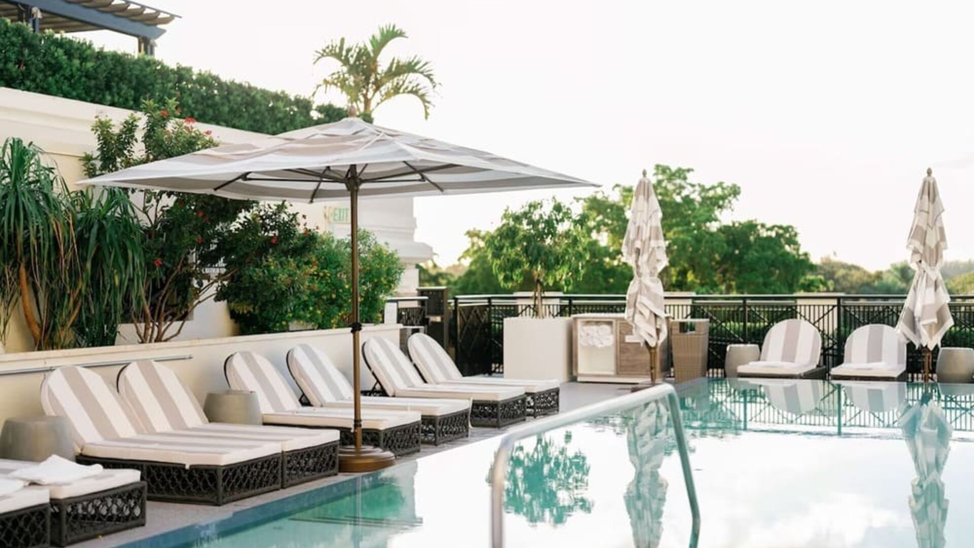 Outdoor pool at THesis Hotel Miami Coral Gables, Curio Collection By Hilton.