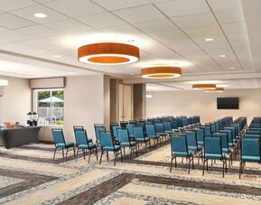 Meeting room at Hampton Inn & Suites Miami Kendall.